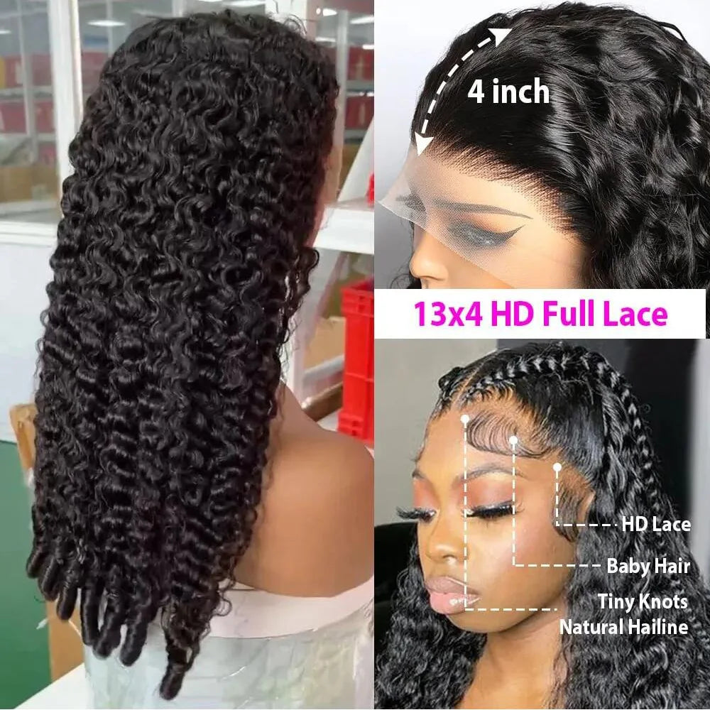 Luxe Burmese Curly Wig Human Hair