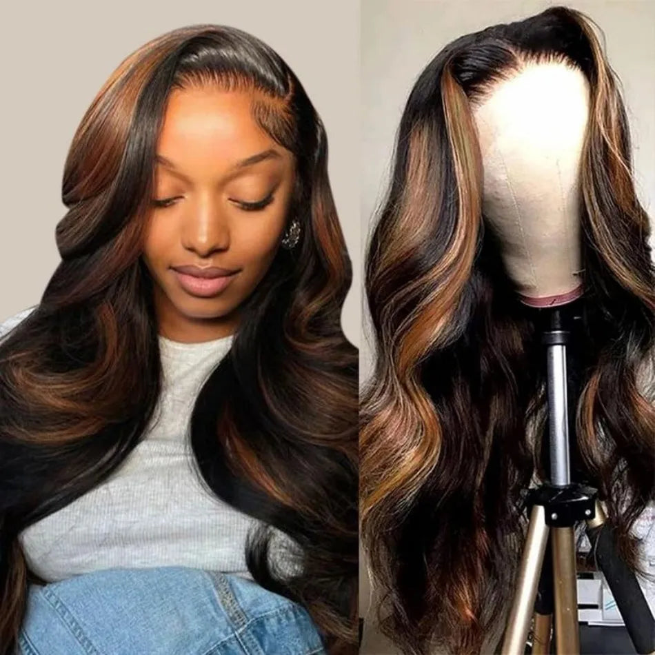 Luxe P1B30 Body Wave Human Hair Wigs
