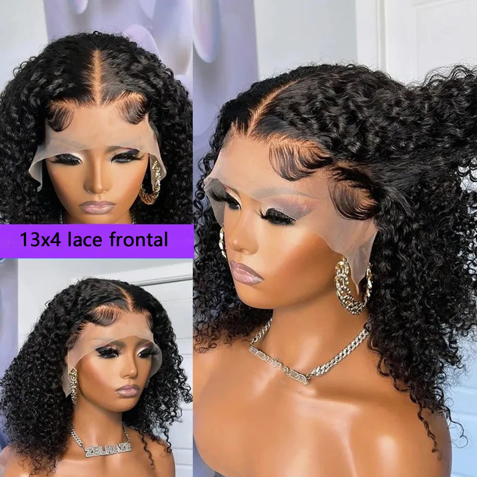 Luxe 13x4 front lace deep wave bob wig