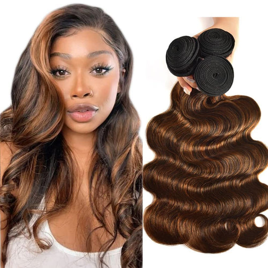 Luxe P4/30 Human Hair Body Wave  Bundles 16 18 20 Inch